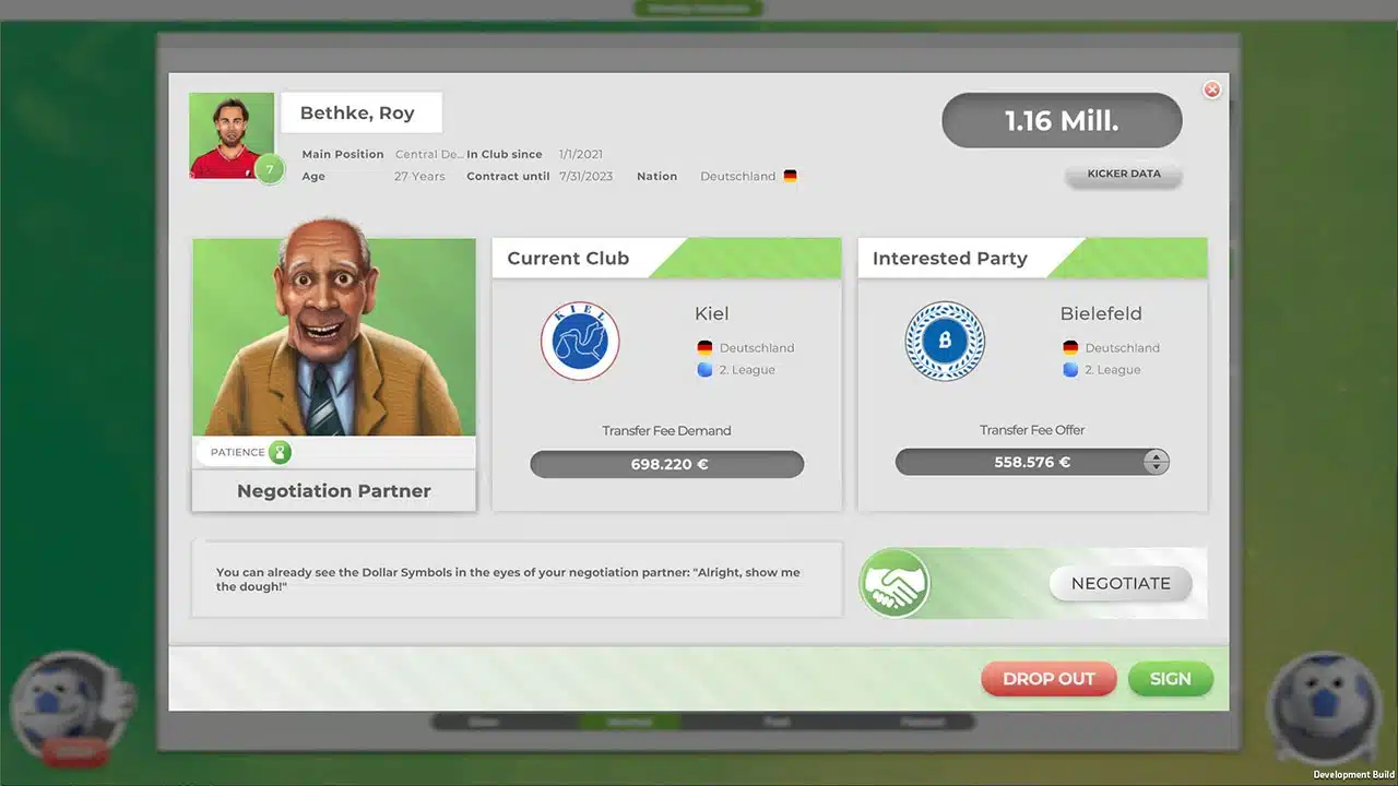 GOAL The Club Manager PC