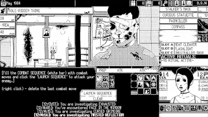 World of Horror screen pc